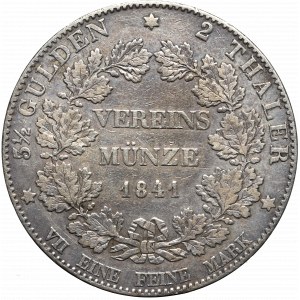 Germany, Hessen-Darmstadt, 2 thaler 1841