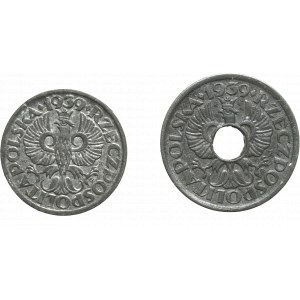 GG, Set of 1-5 pennies 1939