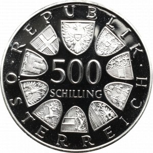 Österreich, 500 Schilling 1983 Parlament