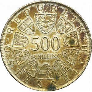 Austria, 500 shillings 1981