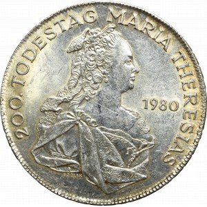 Rakúsko, 500 šilingov 1980 200. výročie smrti Márie Terézie