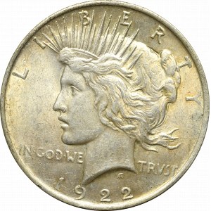 USA, 1 dollar 1922 Peace dollar