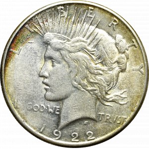 USA, Dolar 1922 Peace dollar