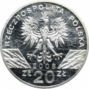 III RP, 20 złotych 2008 Sokół wędrowny