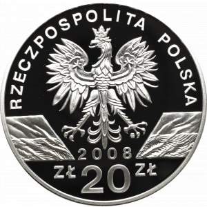 III RP, 20 złotych 2008 Sokół wędrowny