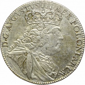 Germany, Saxony, Friedrich August II, 18 groschen 1754, Leipzig