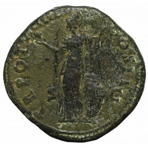 Roman Empire, Marcus Aurelius, Sestertius Minerva