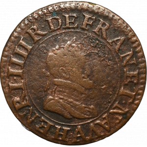 France, Henry IV, Double turnois 1607