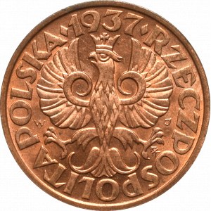 Second Republic, 2 pennies 1937