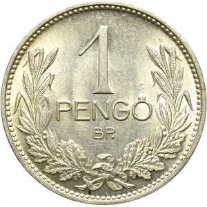 Węgry, 1 pengo 1938 BP, Budapeszt
