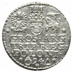 Sigismund III Vasa, 3 groschen 1594, Marienburg