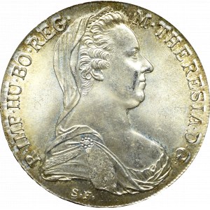 Rakúsko, Mária Terézia, Thaler 1780 - nová razba