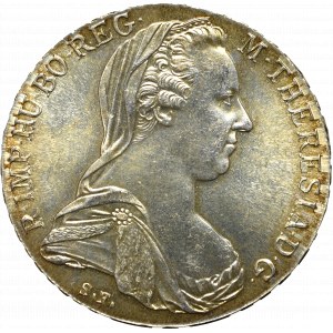 Rakúsko, Mária Terézia, Thaler 1780 - nová razba