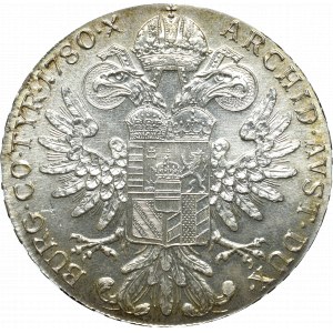 Rakúsko, Mária Terézia, Thaler 1780 - nová razba