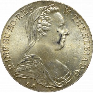 Rakúsko, Mária Terézia, Thaler 1780 - nová razba