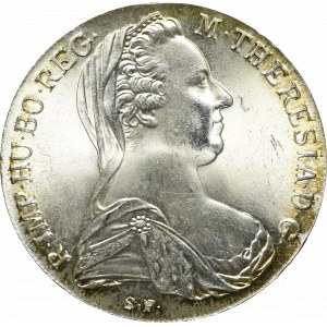 Rakúsko, Mária Terézia, Thaler 1780 - nová razba
