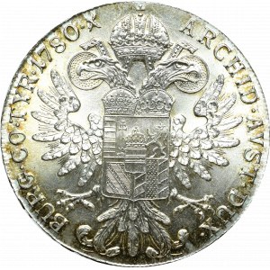 Austria, Maria Teresa, Talar 1780 - nowe bicie