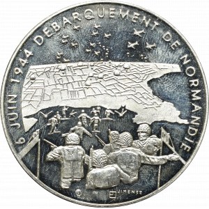 France, silver medal D-Day