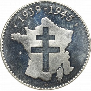 France, silver medal Battle of Ardennes