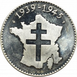 Francja, Medal Zwycięstwo nad Niemcami - srebro
