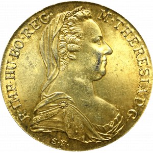 Rakúsko, Mária Terézia, Thaler 1780 - nová zlatá razba