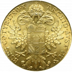 Rakousko, Marie Terezie, tolar 1780 - nová ražba zlacení