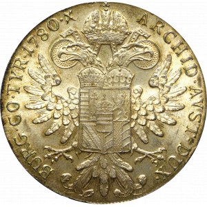 Rakúsko, Mária Terézia, Thaler 1780 - nová razba