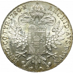 Rakúsko, Mária Terézia, Thaler 1780 - nová razba