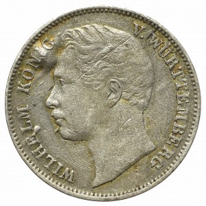 Nemecko, Württembersko, 1/2 gulden 1861