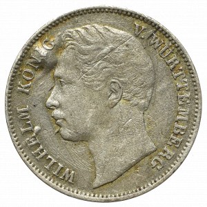 Niemcy, Wirtemberga, 1/2 gulden 1861