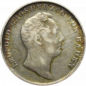 Germany, Baden, 1/2 Gulden 1838