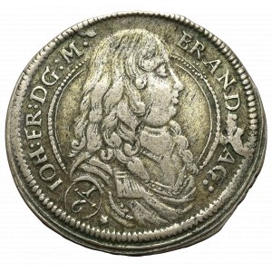 Německo, Brandenburg-Ansbach, Jan Frydeyrk, 1/6 tolaru 1676