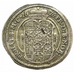 Niemcy, Brandenburgia-Ansbach, Jan Frydeyrk, 1/6 talara 1676