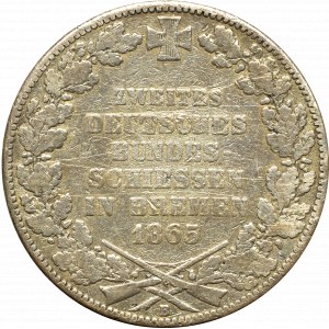 Deutschland, Bremen, Thaler in Gold 1865 - zweiter nationaler Schießwettbewerb