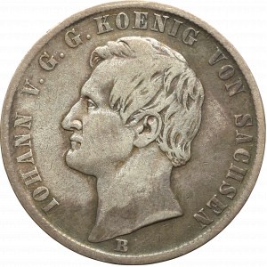 Germany, Saxony, Thaler 1869