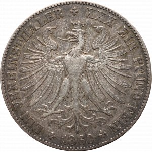 Germany, Frankfurt, thaler 1860