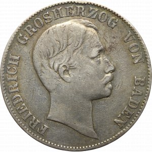 Germany, Baden, Thaler 1862