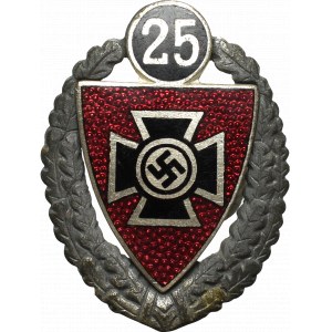 Niemcy, III Rzesza, Odznaka 25 lat członkostwa w Kyffhäuser Krieger Bund