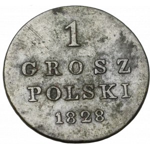 Polské království, Mikuláš I., 1 penny 1828 F.H.