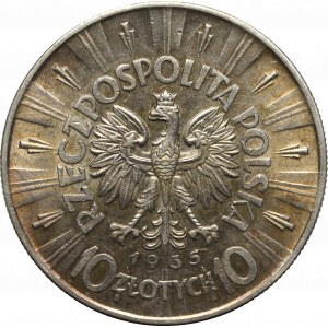 Zweite Polnische Republik, 10 Zloty 1935 Piłsudski