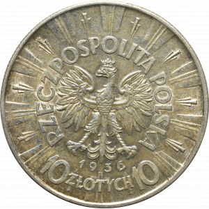 II Rzeczpospolita, 10 złotych 1936 Piłsudski