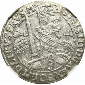 Zygmunt III Waza, Ort 1622, Bydgoszcz / ex Pączkowski - NGC MS63 - ILUSTROWANY