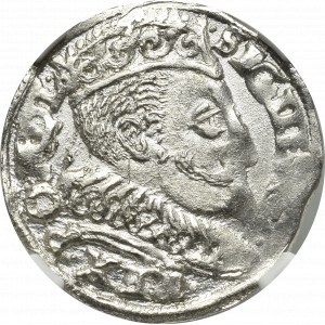 Žigmund III Vasa, Trojak 1597, Bydgoszcz - KRÁSNY - NGC MS65