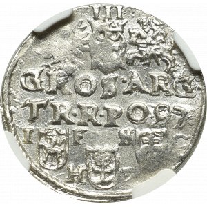 Zygmunt III Waza, Trojak 1597, Bydgoszcz - NGC MS64