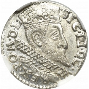 Zikmund III Vasa, Trojak 1598, Bydgoszcz - NGC MS63