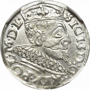 Zikmund III Vasa, Trojak 1597, Wschowa - KRÁSNÝ - NGC MS64