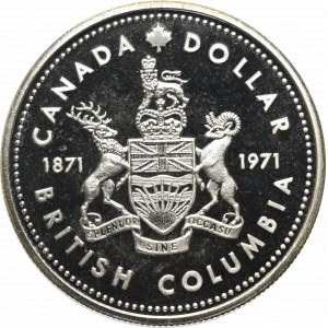 Kanada, Dolar 1971 - 100-lecie Kolumbii Brytyjskiej