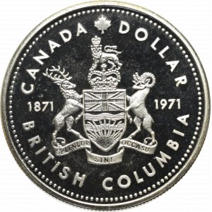 Canada, Dollar 1971 - 100th Anniversary of British Columbia