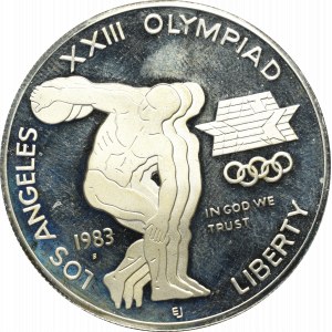 USA, Dollar 1983 - XXIII. olympijské hry