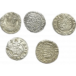 Hungary, Lot of denarii 1584-1618